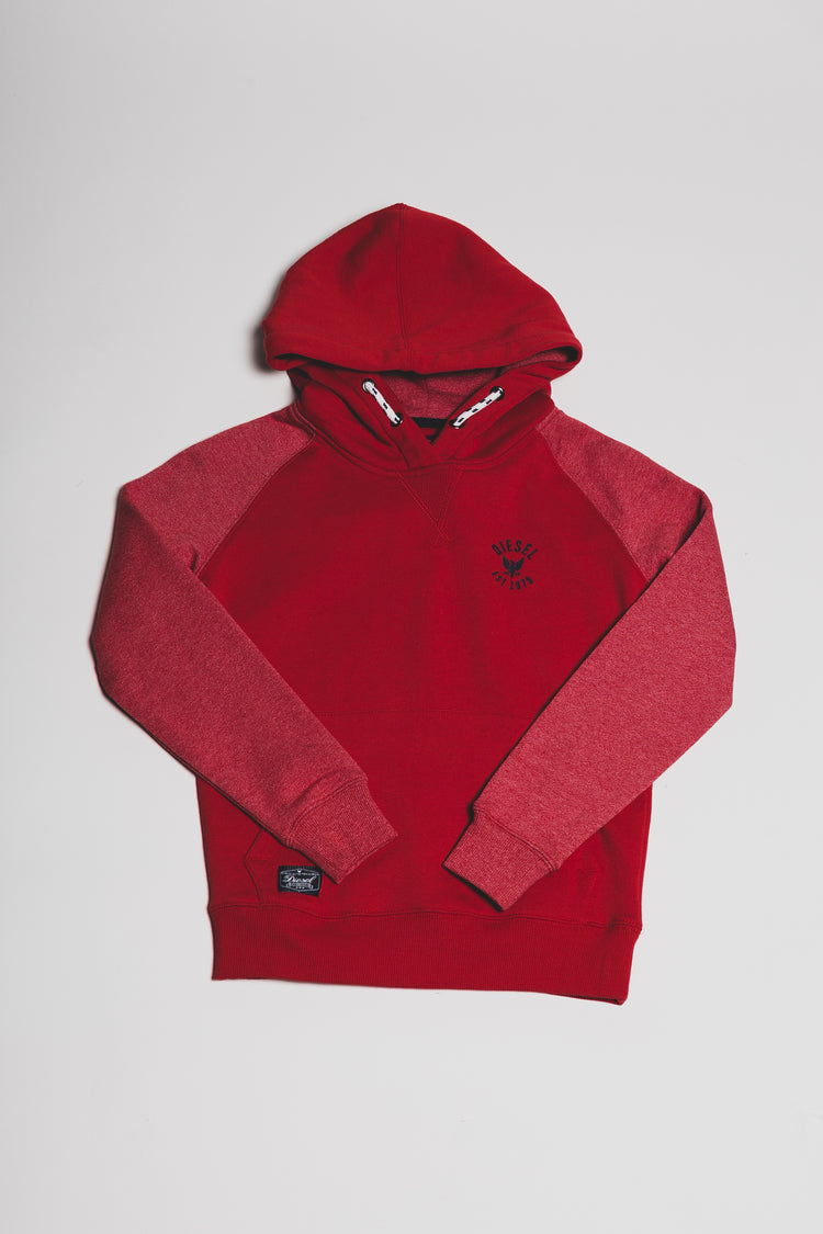 GORDON OVERHEAD HOOD QS RED MELANGE