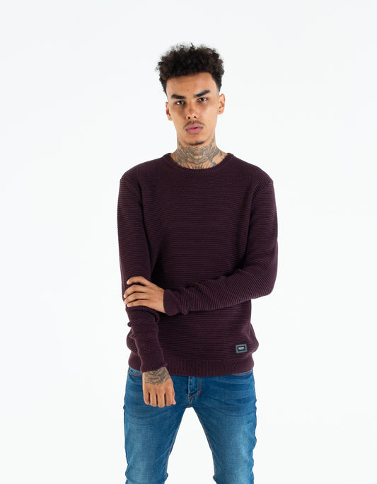 CAREY KNIT BLACK CHERRY