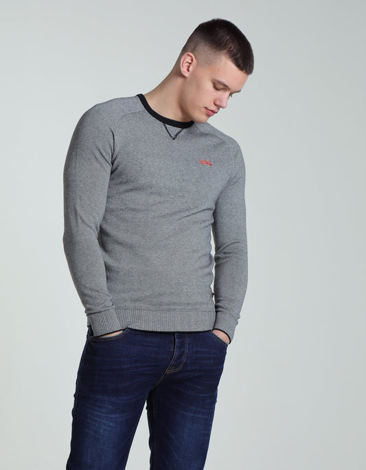 Joel Stripe Knit Navy